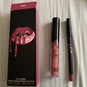 Kylie Jenner Lip Kit Posie K Lip Kit Duo Lip Liner and Matte Liquid Lipstick